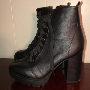 Short Thick Heel Boots